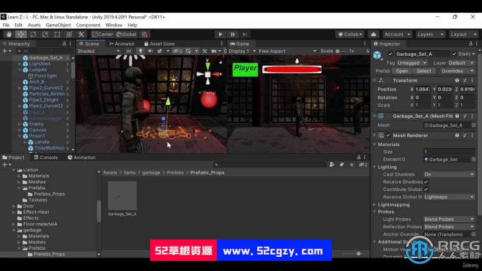 Unity中创建一个恐怖僵尸游戏实例制作视频教程 Unity 第13张