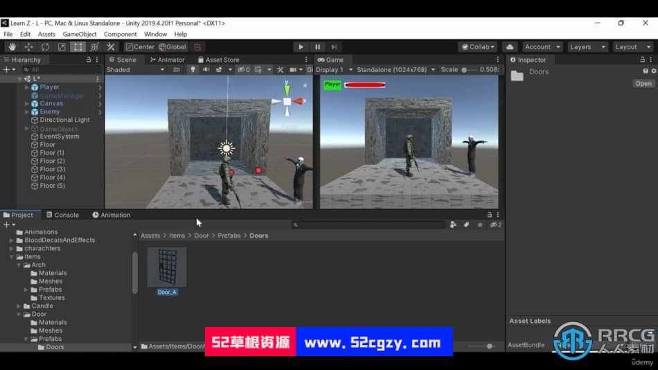 Unity中创建一个恐怖僵尸游戏实例制作视频教程 Unity 第8张