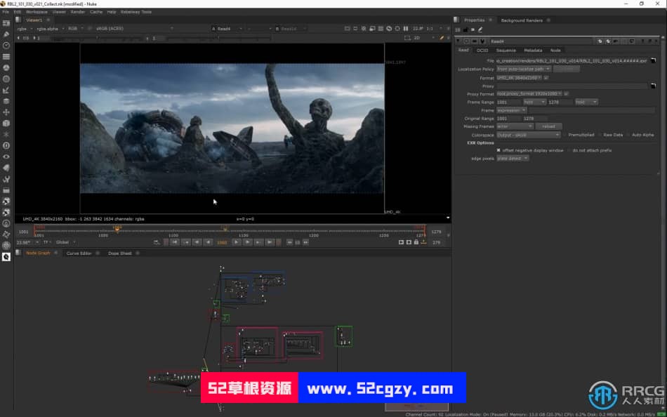 Nuke虚拟环境场景CG特效合成制作大师级视频教程 CG 第10张