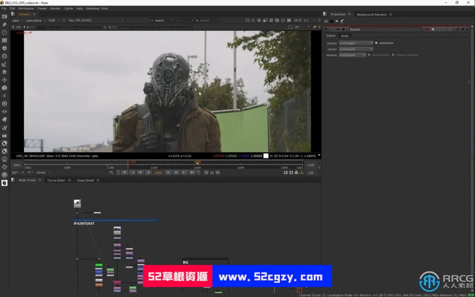 Nuke虚拟环境场景CG特效合成制作大师级视频教程 CG 第9张