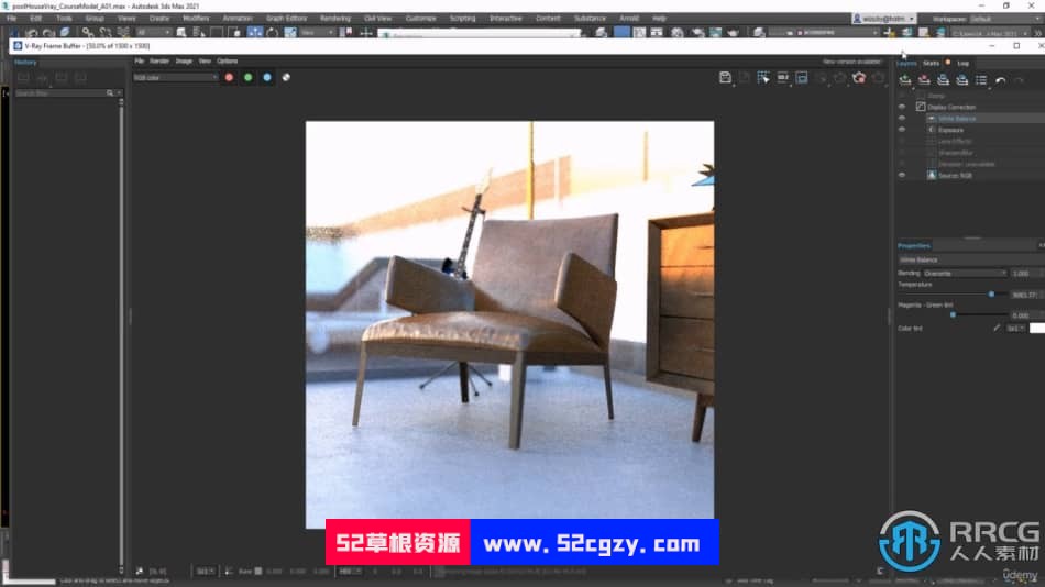 【中文字幕】3dsMax与V-ray高端建筑室内项目制作视频教程 3D 第16张