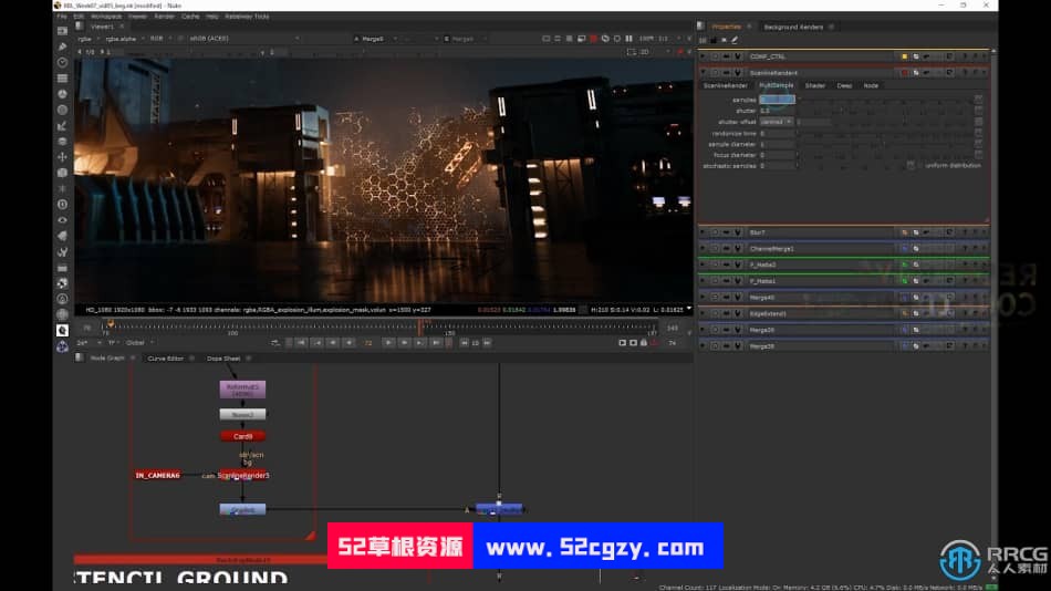 【中文字幕】Nuke史诗级FX特效合成CG镜头制作大师级视频教程 CG 第20张