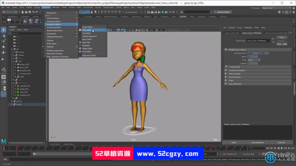 迪斯尼艺术家Josh Sobel人物角色动画模拟技术训练视频教程 maya 第5张