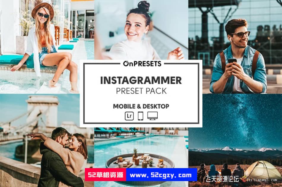 Instagram旅拍风光人像调色Lightroom预设 OnPresets -INSTAGRAMMER LR预设 第1张