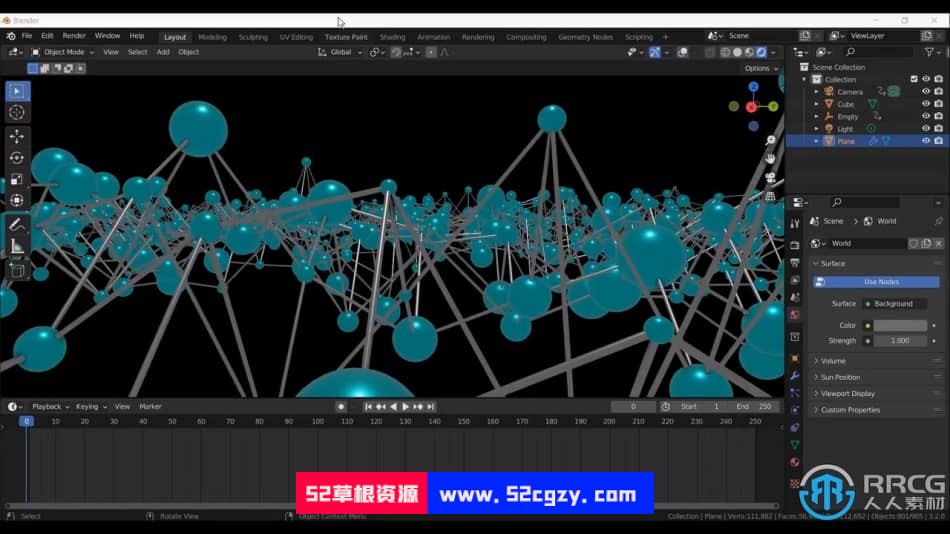 【中文字幕】Blender神经丛状几何体创意制作视频教程 Blender 第6张