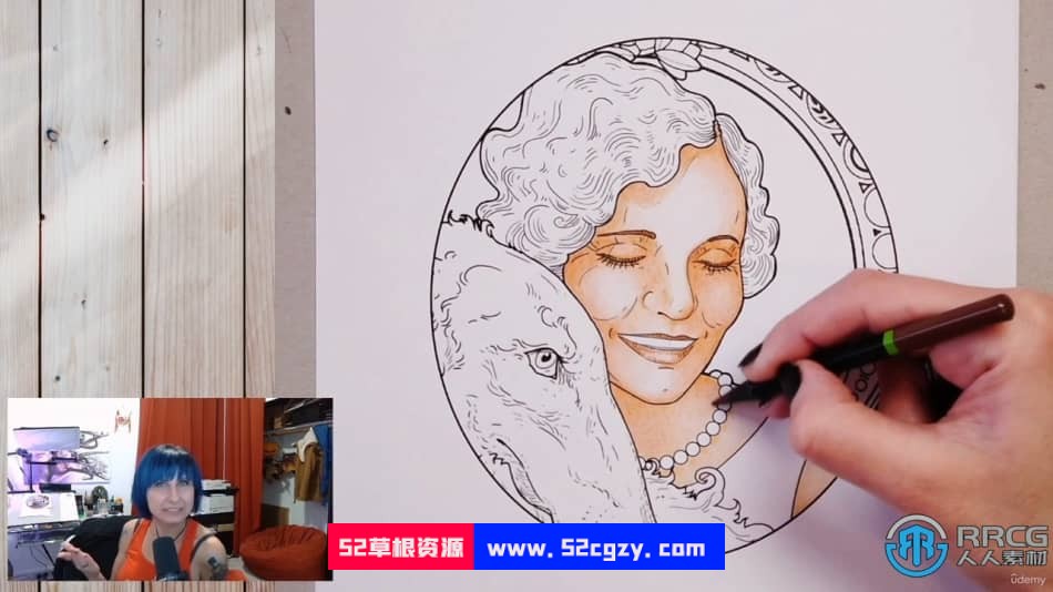 人物皮肤着色上色传统绘画技艺视频教程 CG 第7张