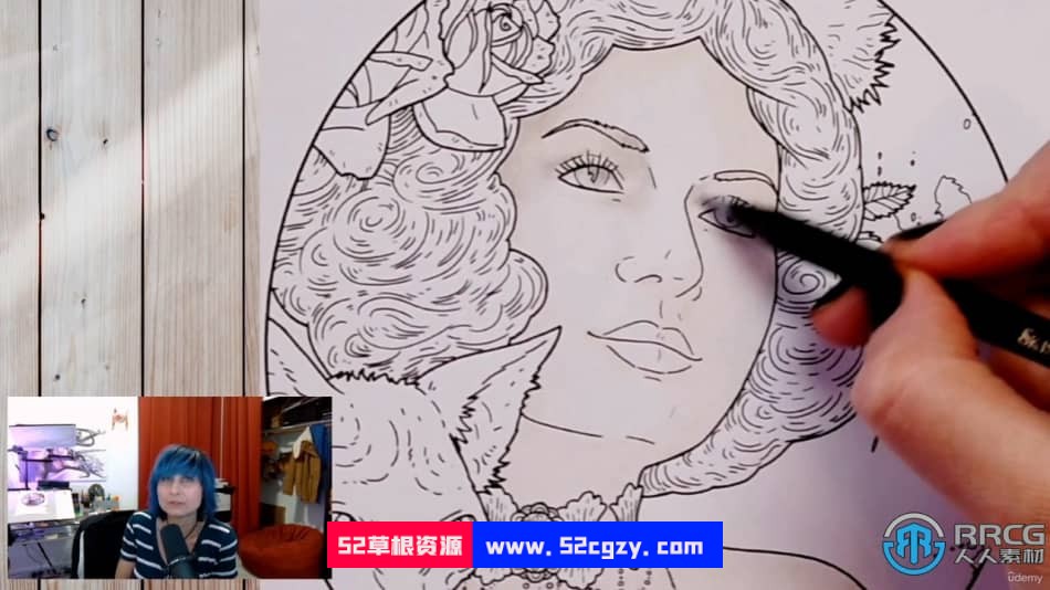 人物皮肤着色上色传统绘画技艺视频教程 CG 第1张
