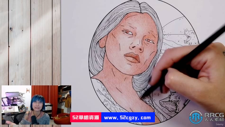 人物皮肤着色上色传统绘画技艺视频教程 CG 第10张