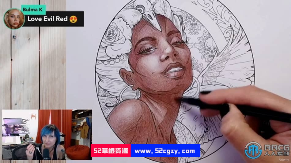 人物皮肤着色上色传统绘画技艺视频教程 CG 第11张