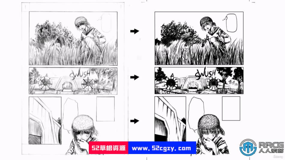 日式漫画系列视频教程之 - 故事排版项目管理 CG 第7张