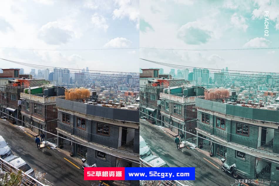 韩国首尔城市街拍清新胶片Lightroom预设及视频调色LUT预设 LR预设 第3张
