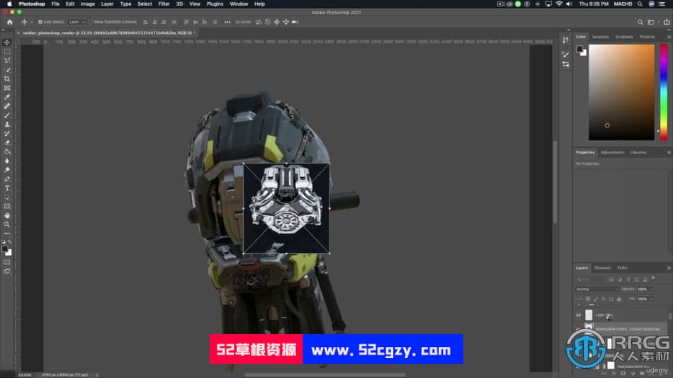 机器人影视游戏角色概念艺术完整制作流程视频教程 ZBrush 第12张