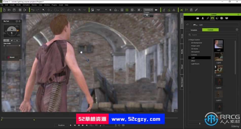 【中文字幕】iClone动画师影视级灯光照明技术训练视频教程 CG 第11张