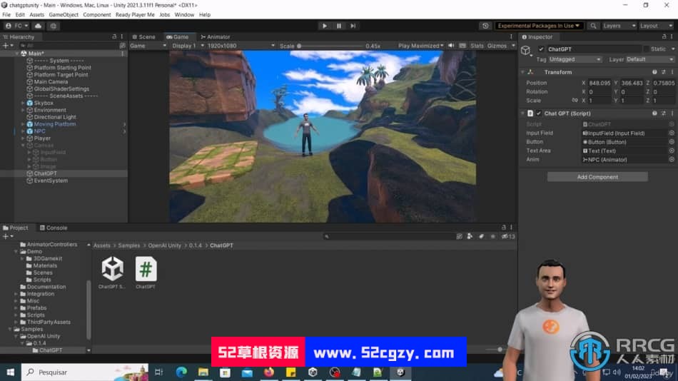 Unity与ChatGPT人工智能游戏开发视频教程 Unity 第7张