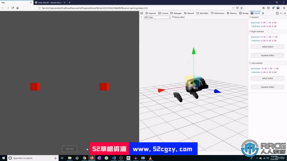 WebXR虚拟现实技术终极训练视频教程 CG 第5张