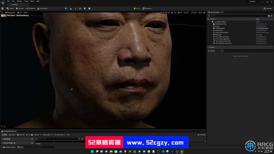 UE5虚幻引擎人物皮肤纹理制作视频教程 UE 第14张