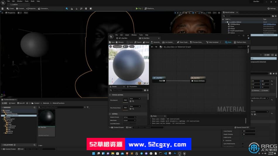 UE5虚幻引擎人物皮肤纹理制作视频教程 UE 第4张
