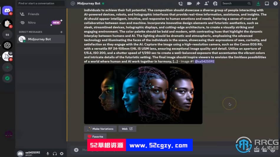 ChatGPT 4与Midjourney人工智能创作内容实例训练视频教程 CG 第2张