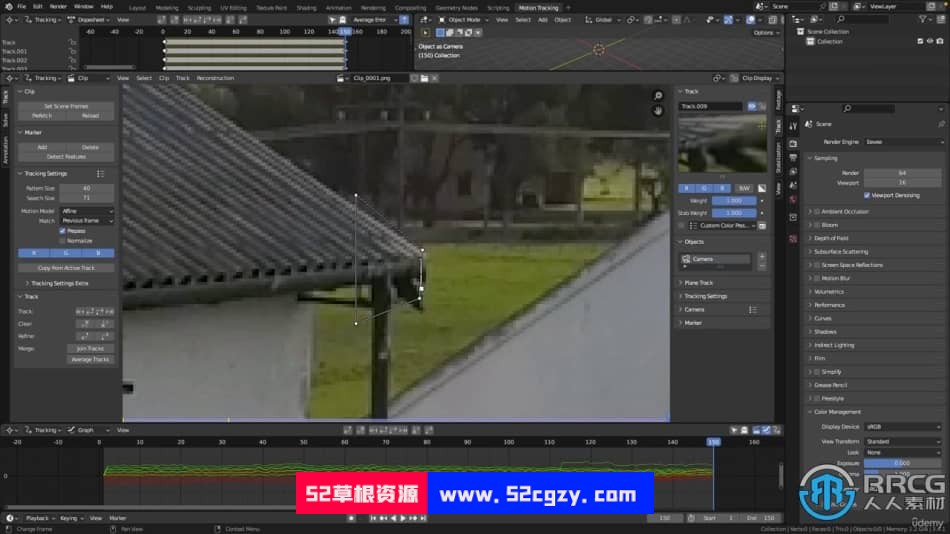 Blender与AE视觉特效VFX大师班视频教程 3D 第10张