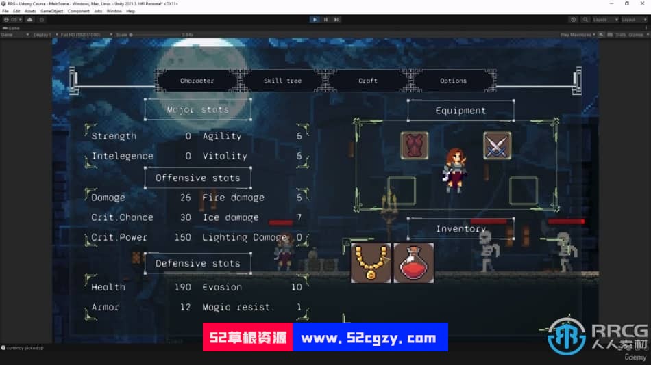 Unity中创建一个RPG游戏终极指南视频教程 Unity 第11张