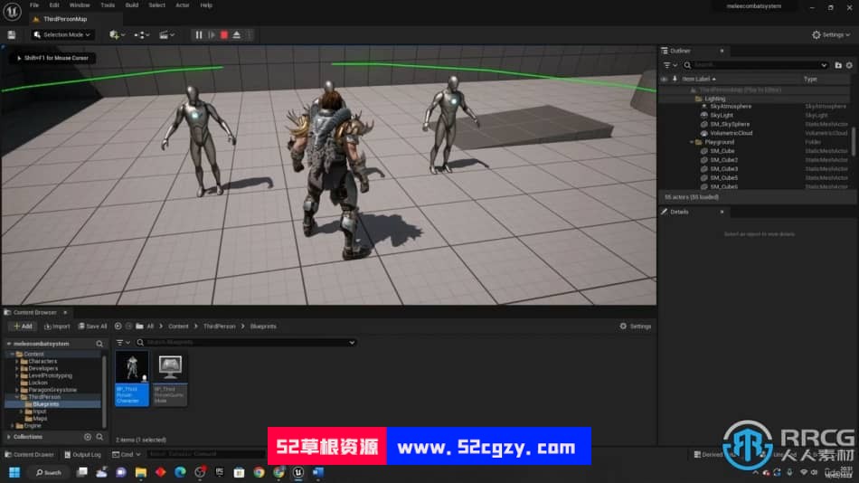 [Unreal Engine] UE5虚幻引擎动作RPG近战战斗系统制作视频教程 UE 第6张