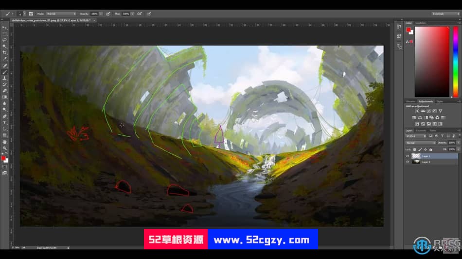 [Unreal Engine] 超唯美自然环境概念艺术场景完整制作流程视频教程 UE 第3张