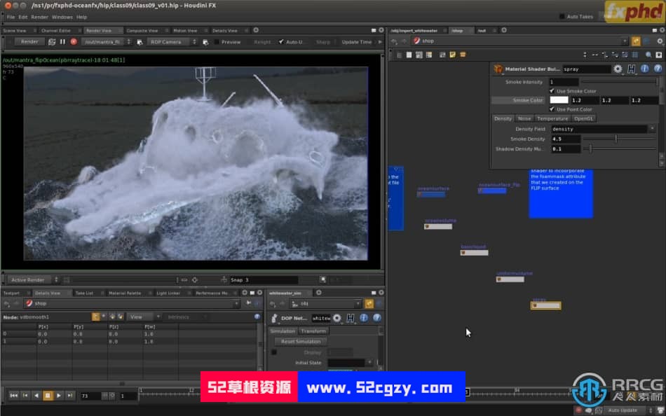 [Houdini] Houdini海洋CG特效镜头实例制作视频教程 Houdini 第10张