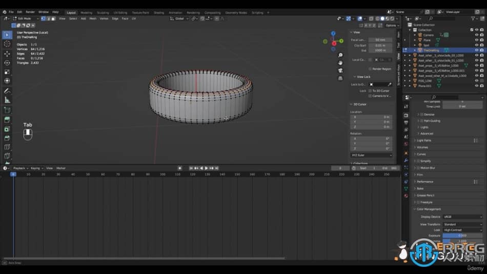 Blender 3D建模和渲染基础核心技术训练视频教程 Blender 第2张