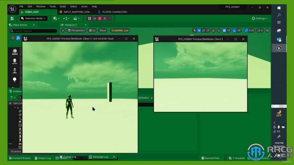 [Unreal Engine] UE5虚幻引擎多人联机游戏蓝图技术视频教程 UE 第7张
