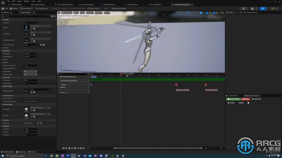 [Unreal Engine] UE5虚幻引擎魂类动作RPG战斗系统制作视频教程 UE 第11张