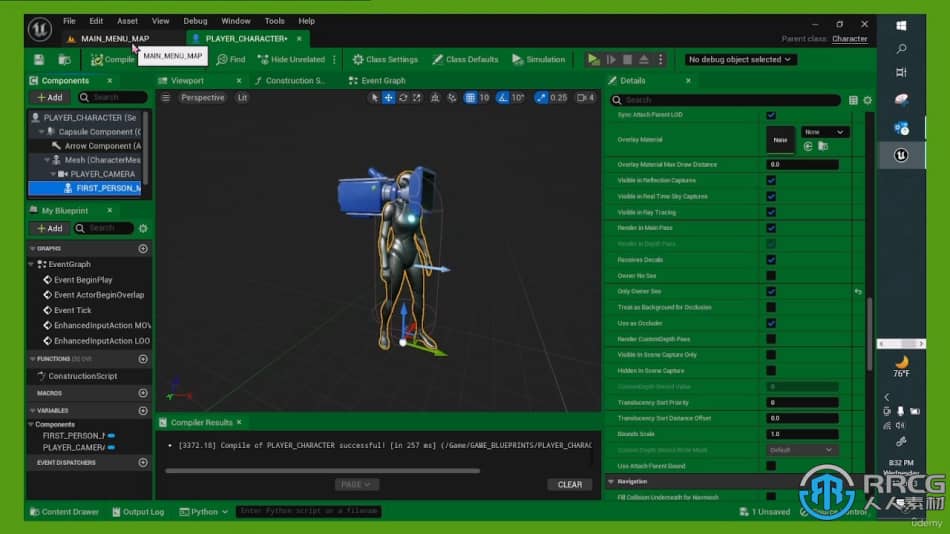 [Unreal Engine] UE5虚幻引擎多人联机游戏蓝图技术视频教程 UE 第3张