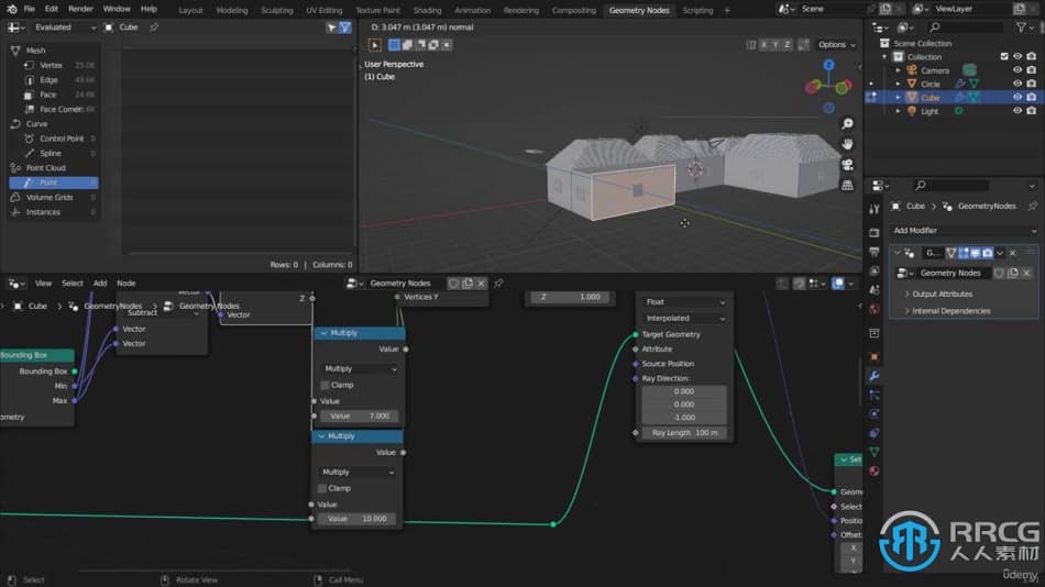 [Blender] Blender 3D几何节点终极指南视频教程 Blender 第9张