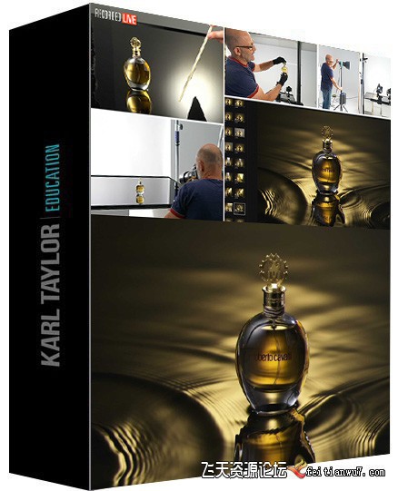 [产品静物摄影] 卡尔·泰勒 Karl Taylor漂浮的化妆产品布光摄影教程-中英字幕 摄影 第1张