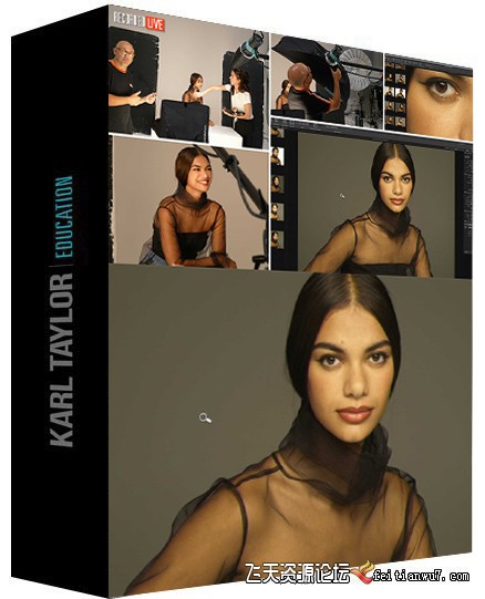 [人像摄影教程] 卡尔·泰勒 Karl Taylor摄影棚的美妆人像拍摄技巧教程-中英字幕 摄影 第1张