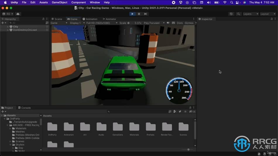 [Unity] Unity 3D赛车游戏开发大师班视频教程 Unity 第8张