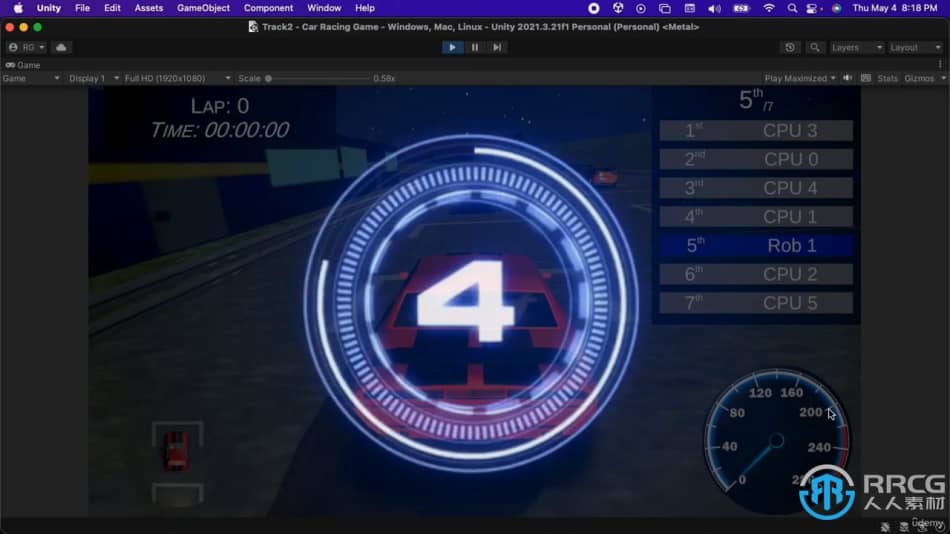 [Unity] Unity 3D赛车游戏开发大师班视频教程 Unity 第3张