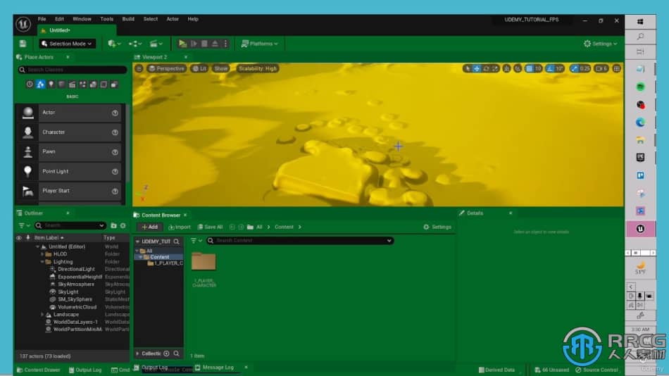 [Unreal Engine] UE5虚幻引擎FPS第一人称射击游戏蓝图制作视频教程 UE 第3张