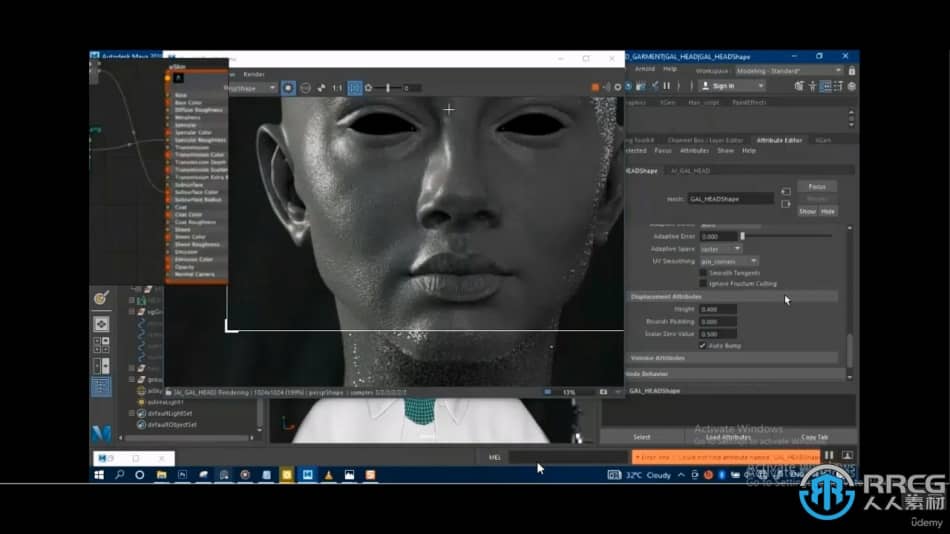 [Zbrush] ZBrush逼真3D女性面孔雕刻建模渲染制作视频教程 ZBrush 第15张