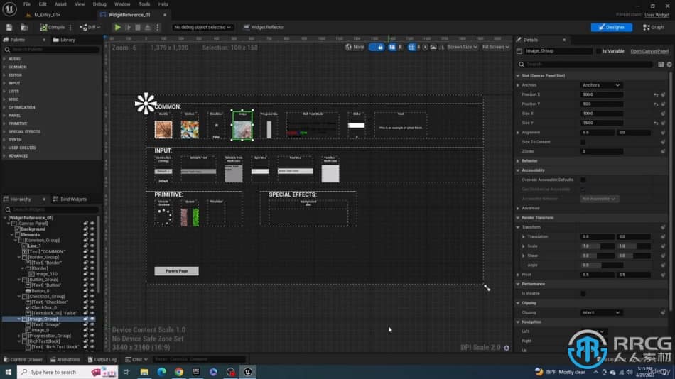 [Unreal Engine] UE5虚幻引擎小部件蓝图系统制作UI用户界面视频教程 UE 第7张