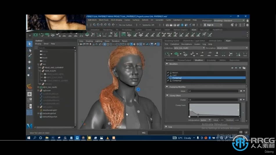 [Zbrush] ZBrush逼真3D女性面孔雕刻建模渲染制作视频教程 ZBrush 第14张