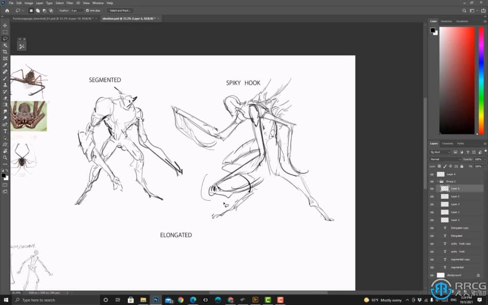 Norris Lin画师昆虫类生物设计数字绘画视频教程 CG 第10张