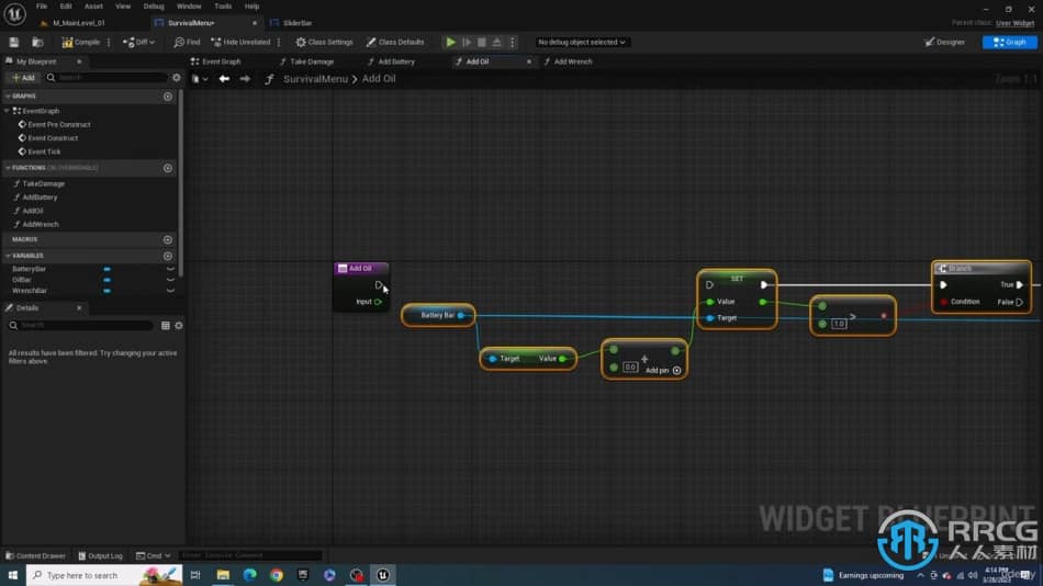[Unreal Engine] UE5虚幻引擎小部件蓝图系统制作UI用户界面视频教程 UE 第6张