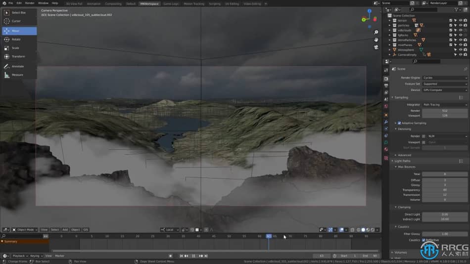 [Blender] Blender大规模3D自然景观完整实例制作视频教程 Blender 第13张
