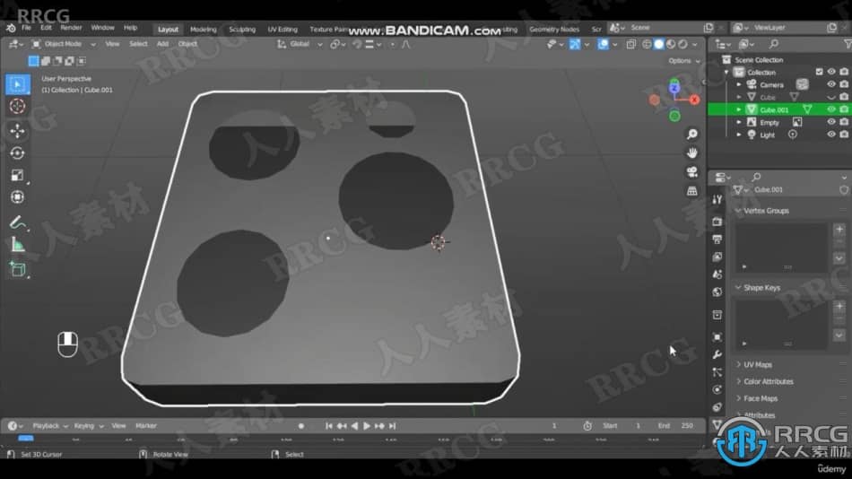 [3D设计] 【中文字幕】Blender 3.2苹果手机iPhone完整实例制作视频课程 3D 第8张