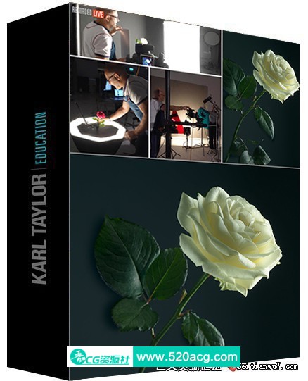 [产品静物摄影] 卡尔·泰勒 Karl Taylor 花卉美术摄影布光教程-中英字幕 摄影 第1张